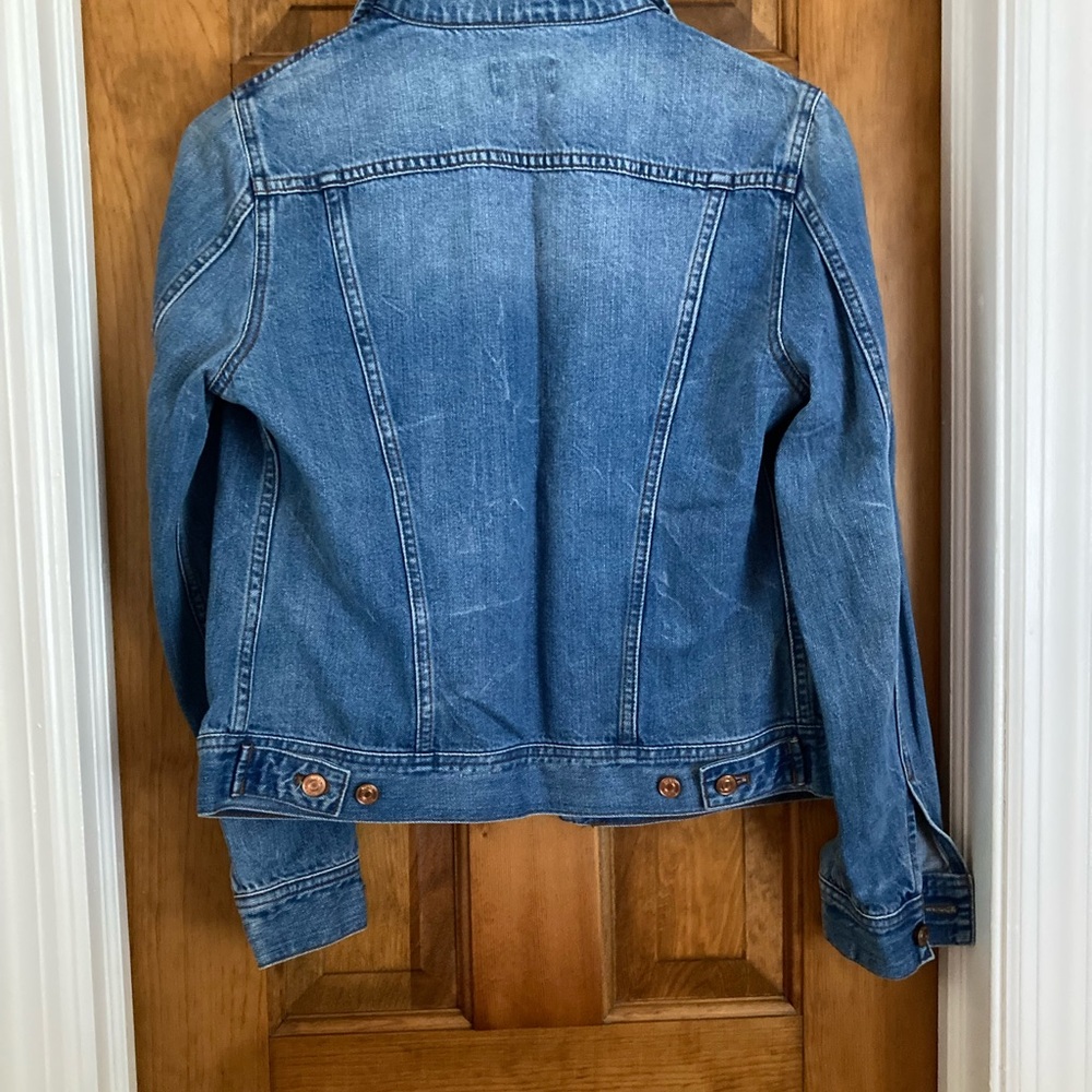 J. Crew Classic Blue Jean Jacket - Picture 2 of 3